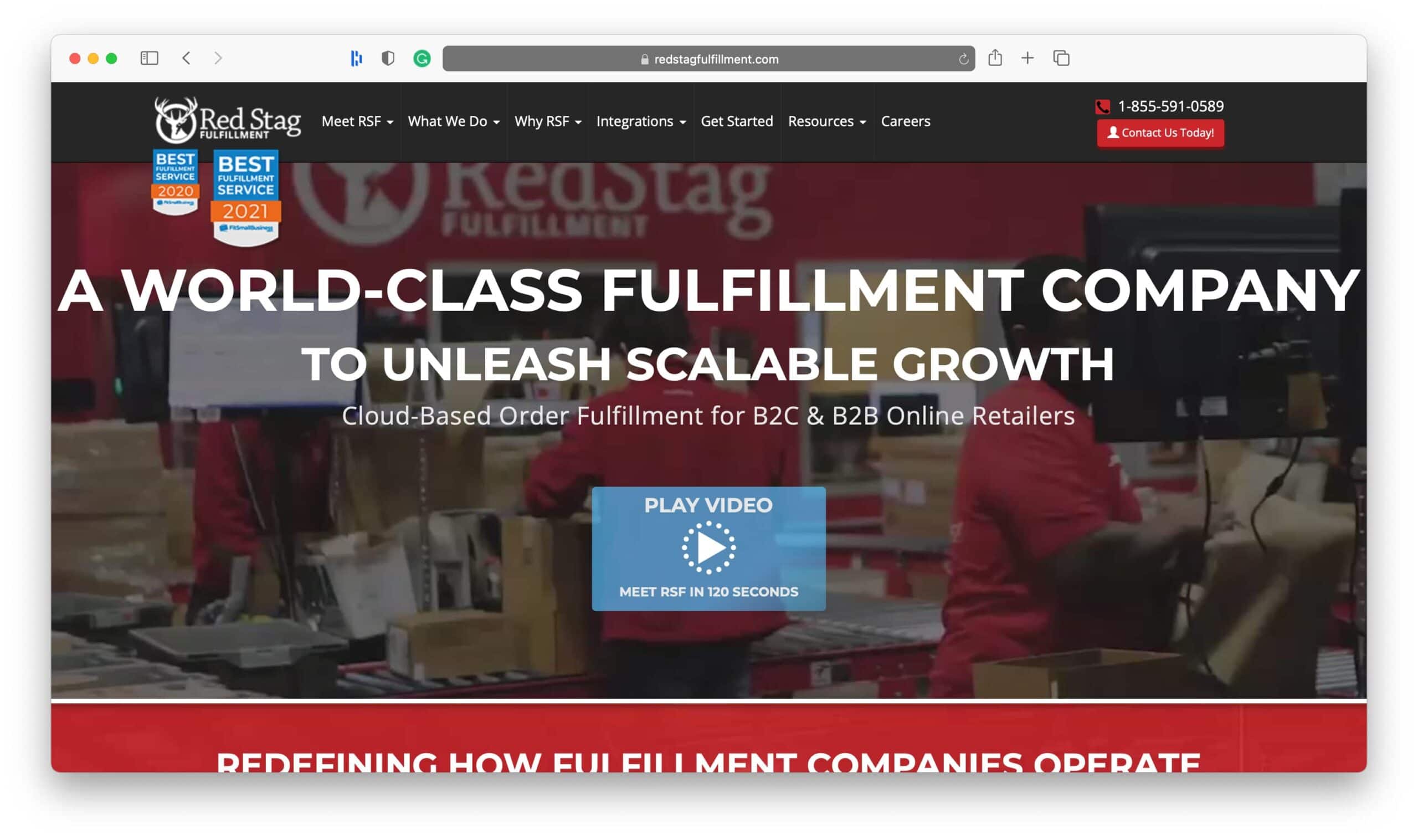 Accomplissement Red Stag Accomplissement des petites entreprises