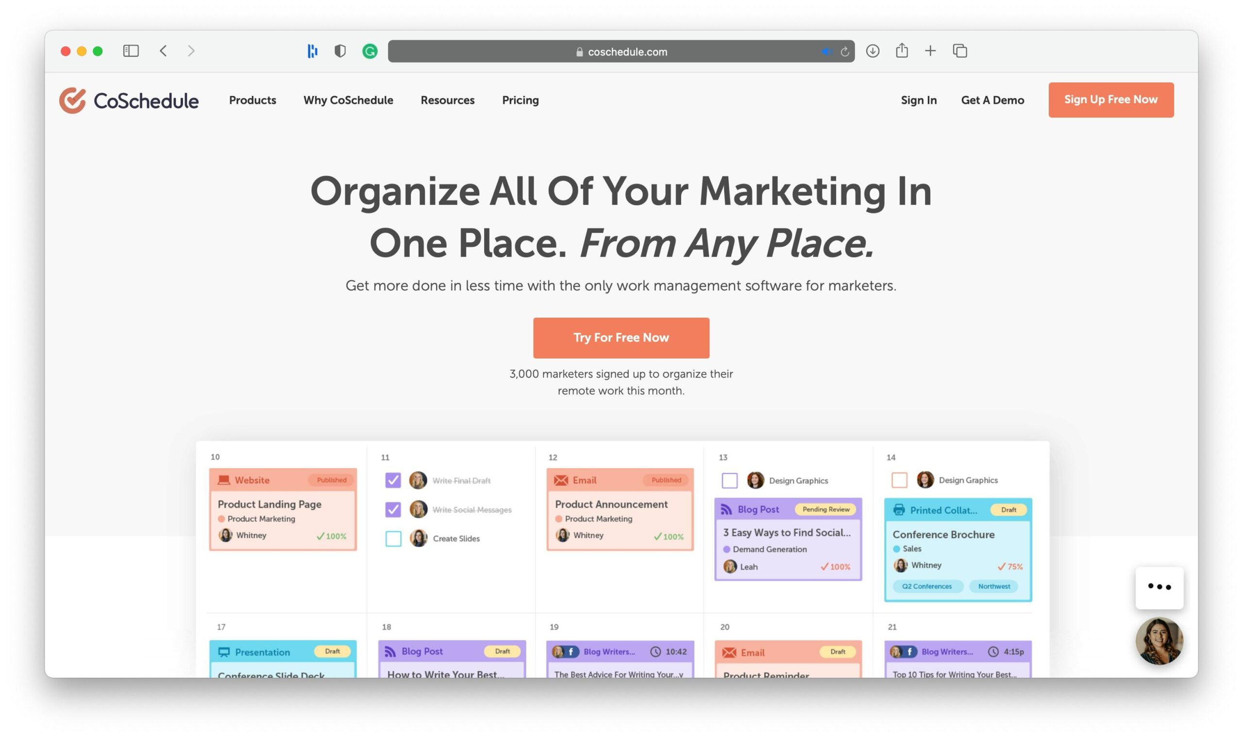 Instrumentul CoSchedule Social Media