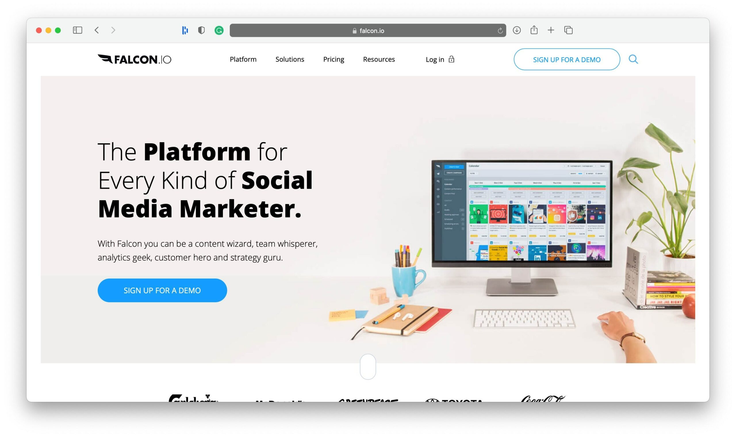 Cel mai bun instrument de postare pe rețelele sociale Falcon