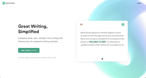 Grammarly의 스크린샷