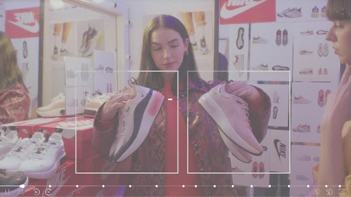 Esempio di video interattivo Nike