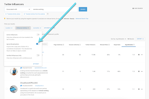 Buzzsumo 影響者