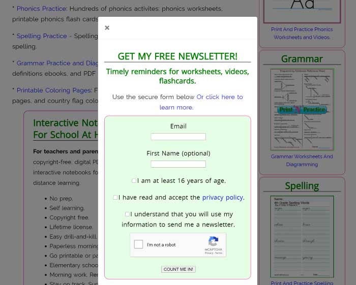 Formulir pendaftaran baru