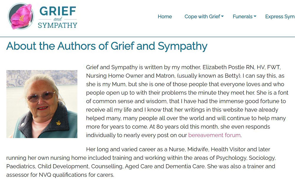 مثال على صفحة من نحن