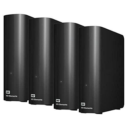 Western Digital - WD Elements 56TB (14TB x 4) Hard Drive Eksternal USB 3.0 Desktop - 3,5
