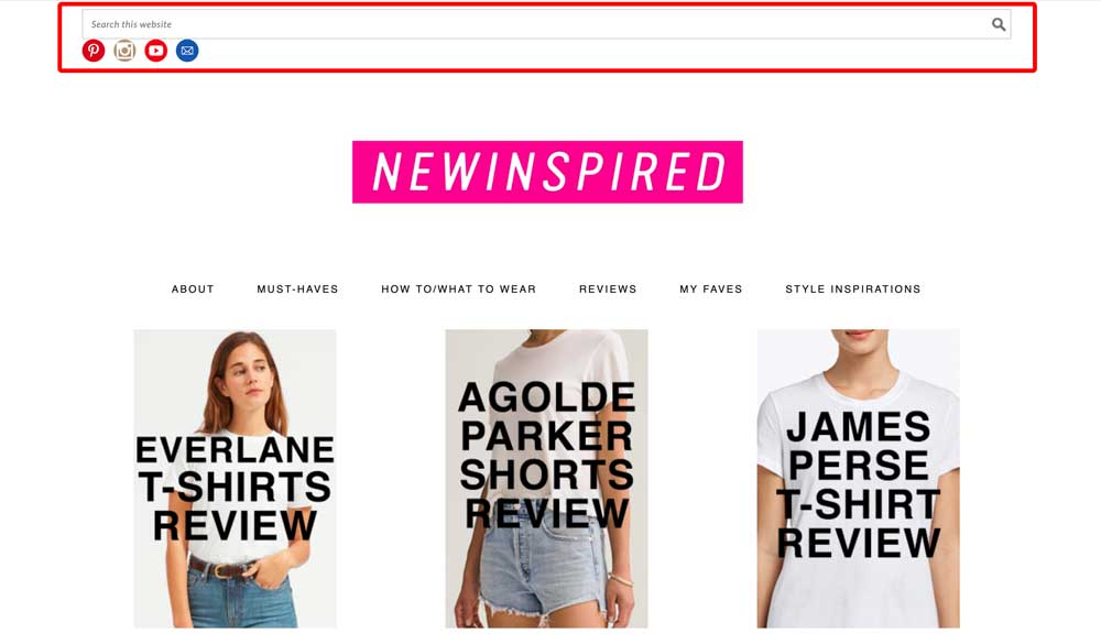 Widget Bilah Blog Media Sosial