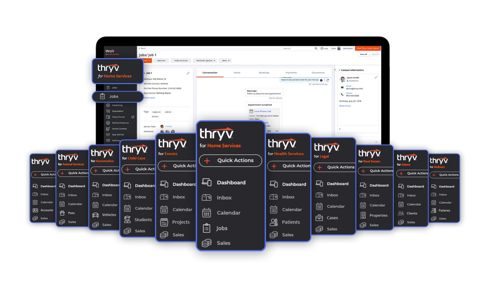 Thryv, Inc. - Thryv, Inc. îmbunătățește CRM pentru gestionarea sarcinilor, proiectelor, joburilor și clienților specifice industriei
