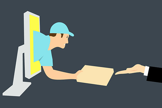 ドロップシッピング-ビジネス-eコマース-ショップ-ストア-配達-カート-パッケージ-小包