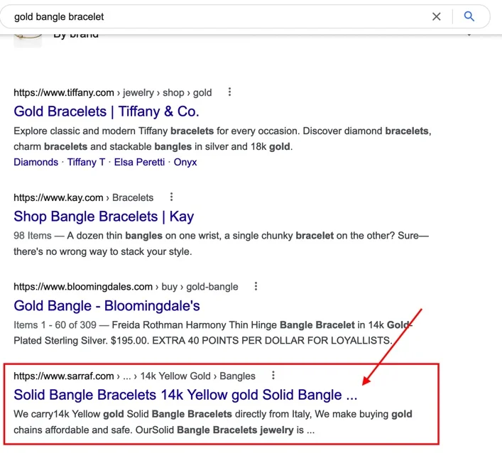 optimizarea titlurilor paginilor produselor