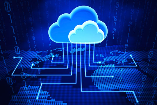 Tecnologia dei dati digitali Cloud Computing