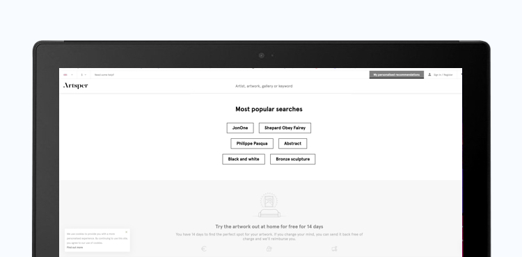 Regarder au-delà de la barre de recherche