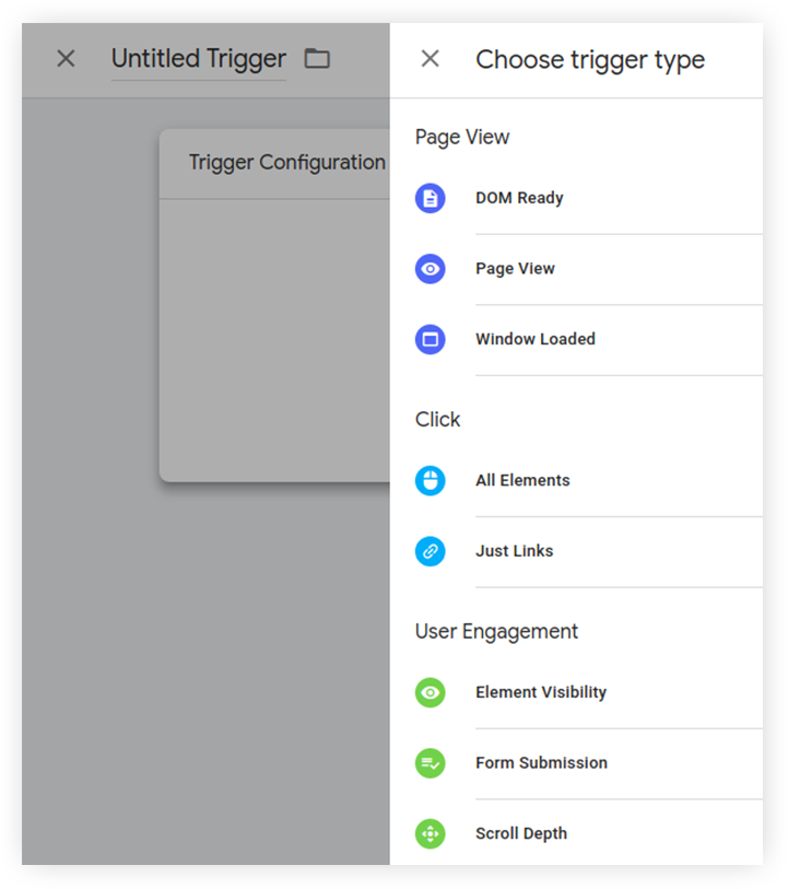 ทริกเกอร์ใน Google Tag Manager