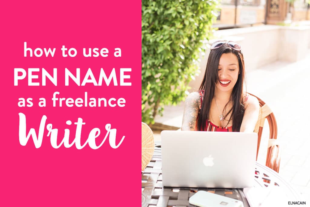 Написание под псевдонимом (использование псевдонима для внештатного письма)