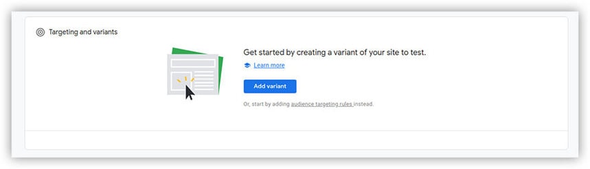 aggiungendo una variante del sito web