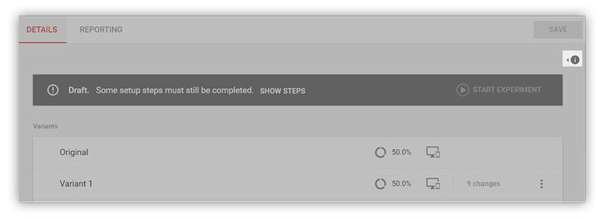 ID Google Optimize