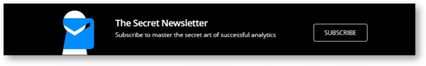 Bloqueio para assinatura do boletim informativo OWOX BI Secrets