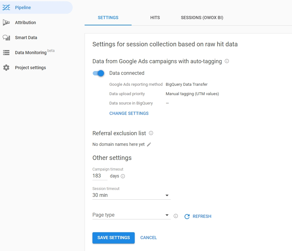 abilitare la raccolta dei dati per Google Ads