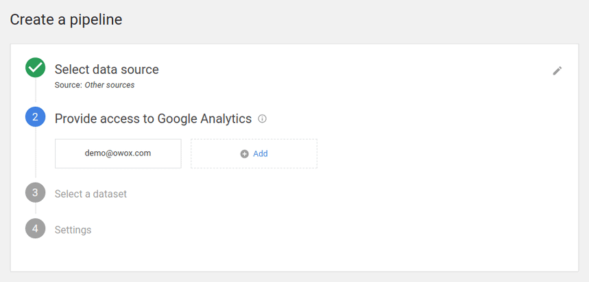 Google 애널리틱스에 대한 액세스