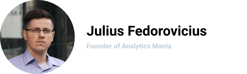 جوليوس فيدوروفيسيوس ، مؤسس Analytics Mania