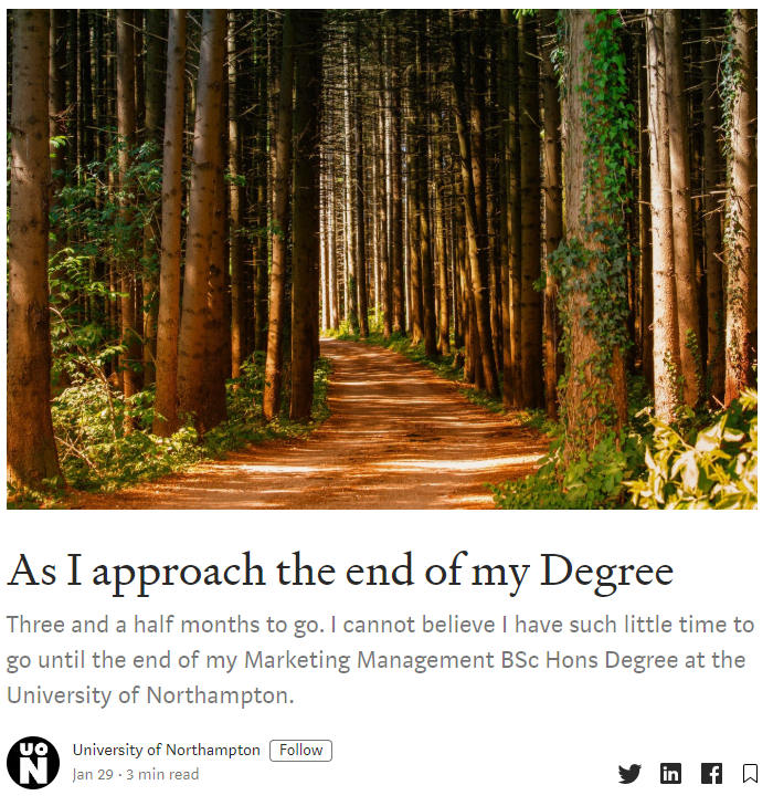 Akun Menengah Universitas Northampton