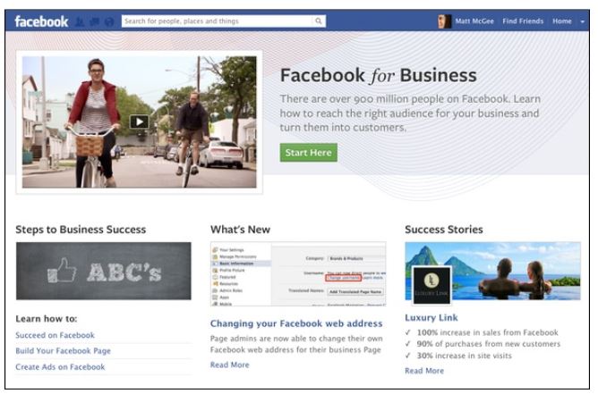 Facebook für Unternehmen