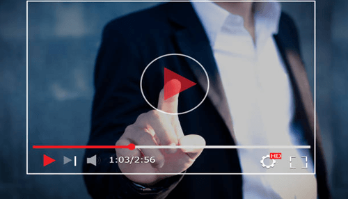 setting up a video before uploading promoting the YouTube channel