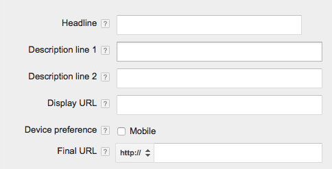 AdWords 광고 구조
