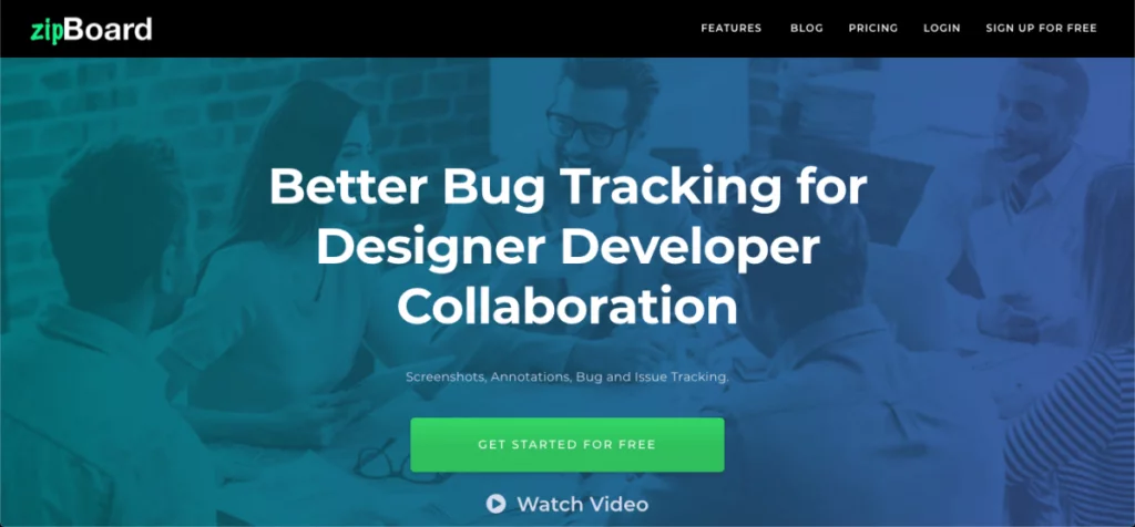 Captura de pantalla de zipBoard