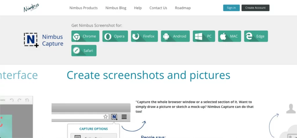 Captura de pantalla de Nimbus