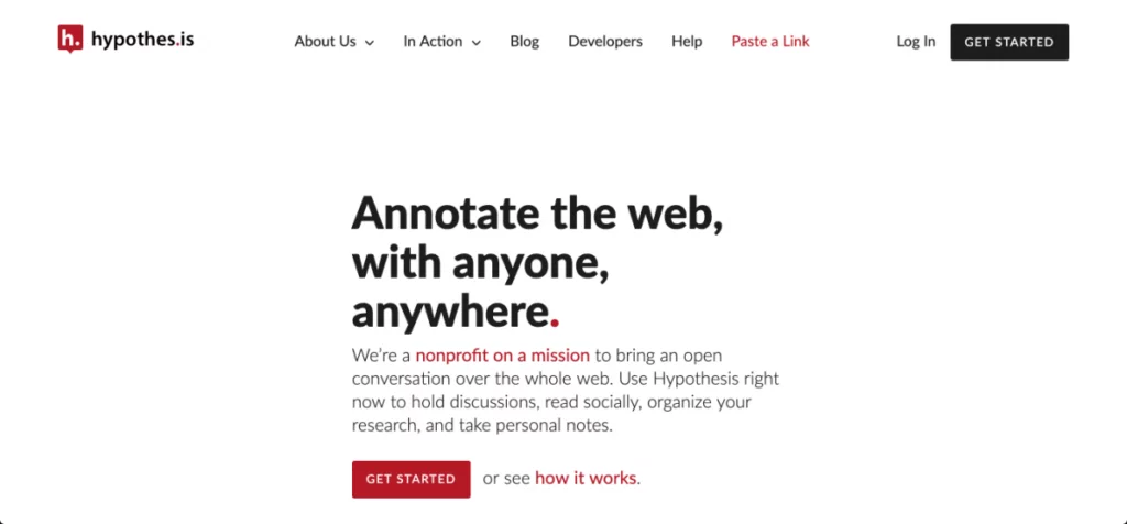 Captura de pantalla de hipótesis