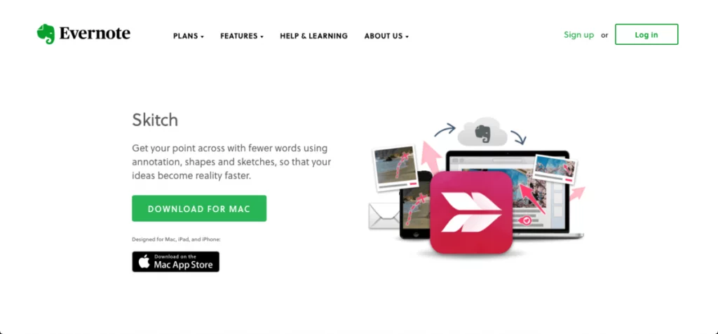 Skitch de Evernote Captura de pantalla