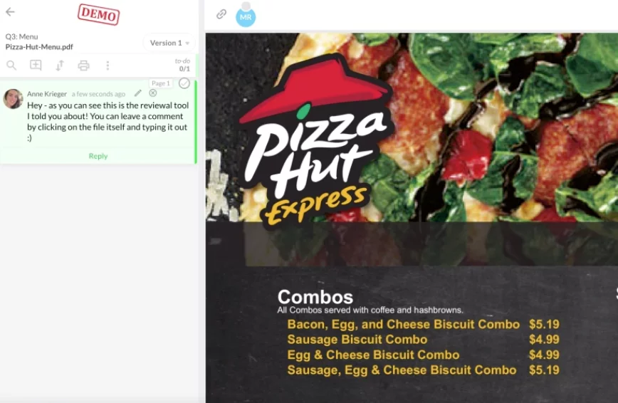 tinggalkan komentar pada file