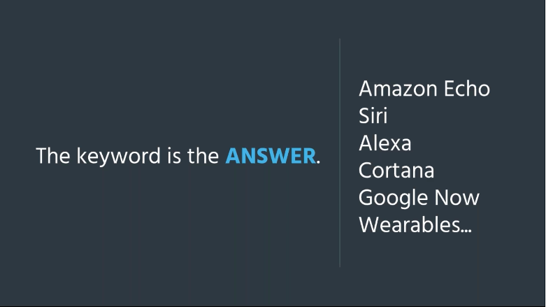 Capture d'écran du webinaire sur la recherche vocale Acquisio