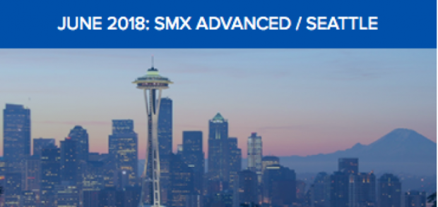 ภาพหน้าจอเว็บไซต์การประชุม SMX Advanced Seattle Conference