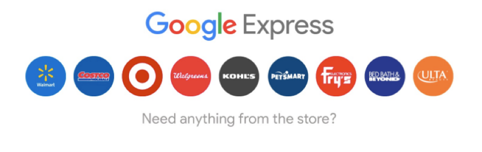 Screenshot der Google Express-Angebote