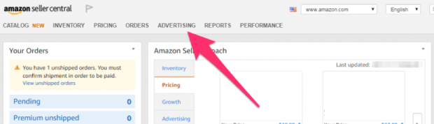 Configuración de una campaña publicitaria de Amazon en Seller Central
