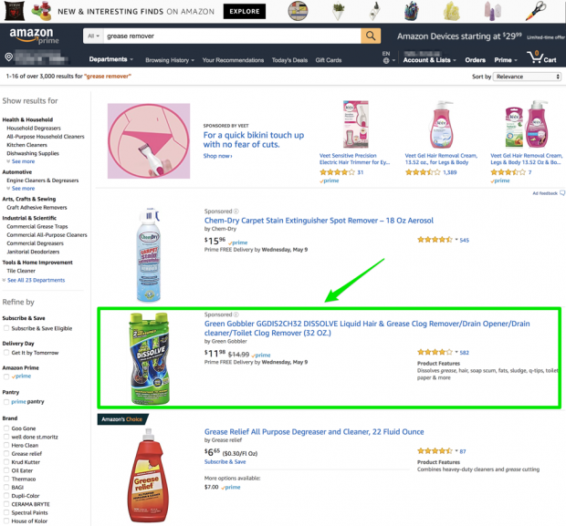 Anuncio patrocinado por Green Gobbler Amazon