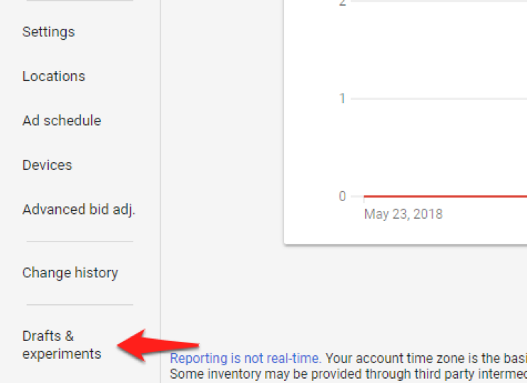 captura de pantalla de adwords