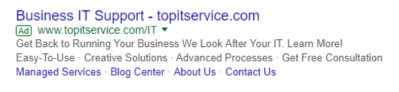 google serp reklam ekran görüntüsü