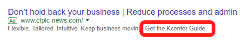 schermata di google serp