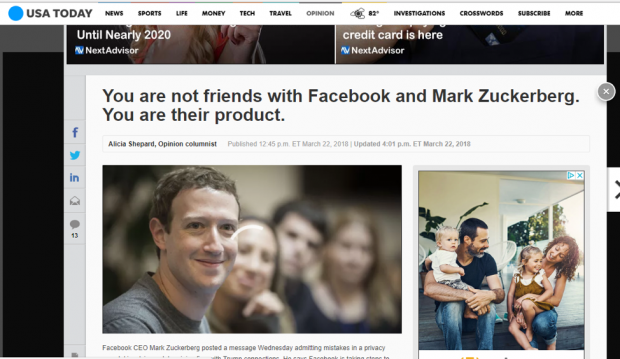 Facebook是一家企业