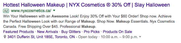 nyx化妆品广告截图