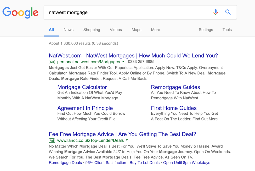 Natwest 抵押贷款服务