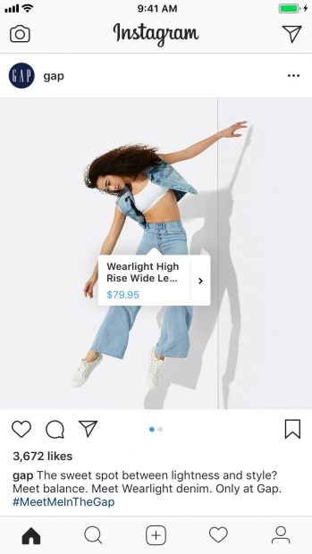 Instagram 的 Stories 让营销人员可以添加像这篇文章中显示的那样的贴纸。