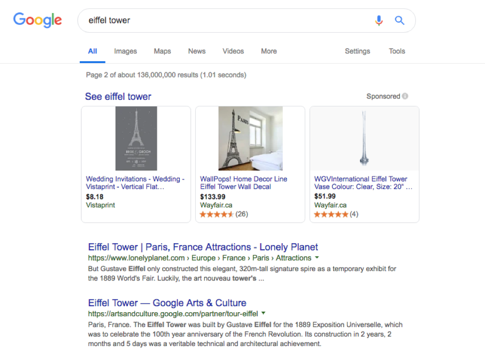 谷歌 serp 截图