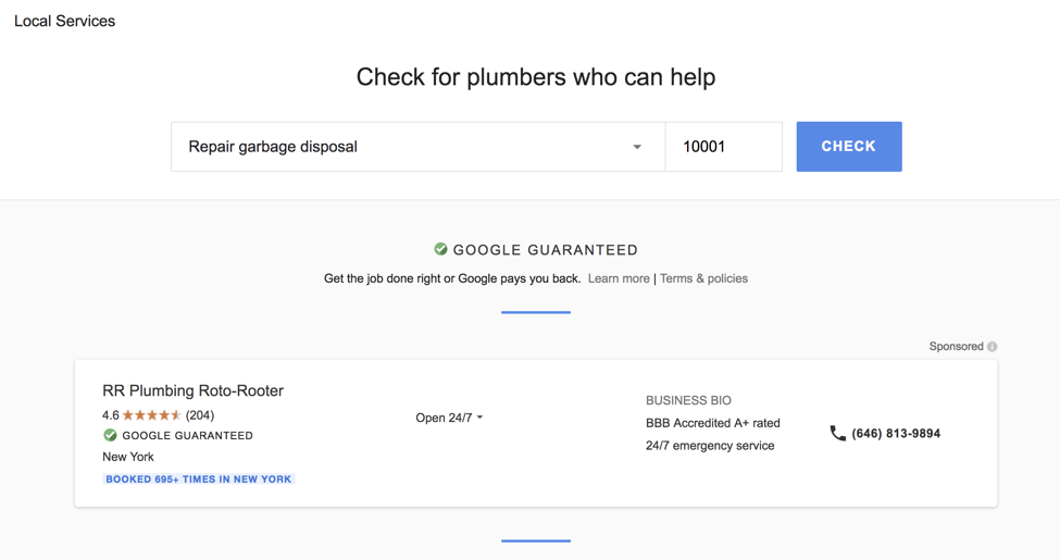 Google LSA 注册流程截图