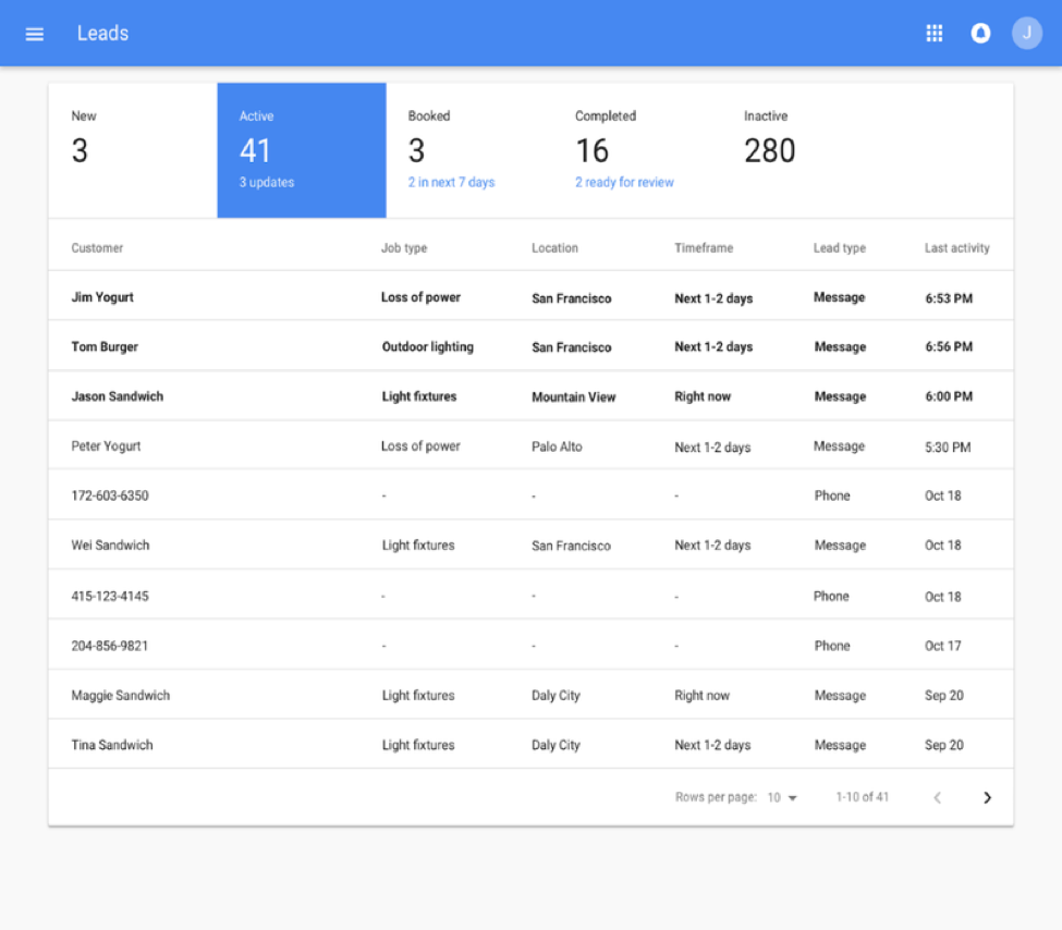 Google LSA 注册流程截图