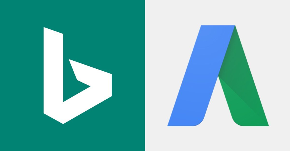 必应和 Adwords 徽标