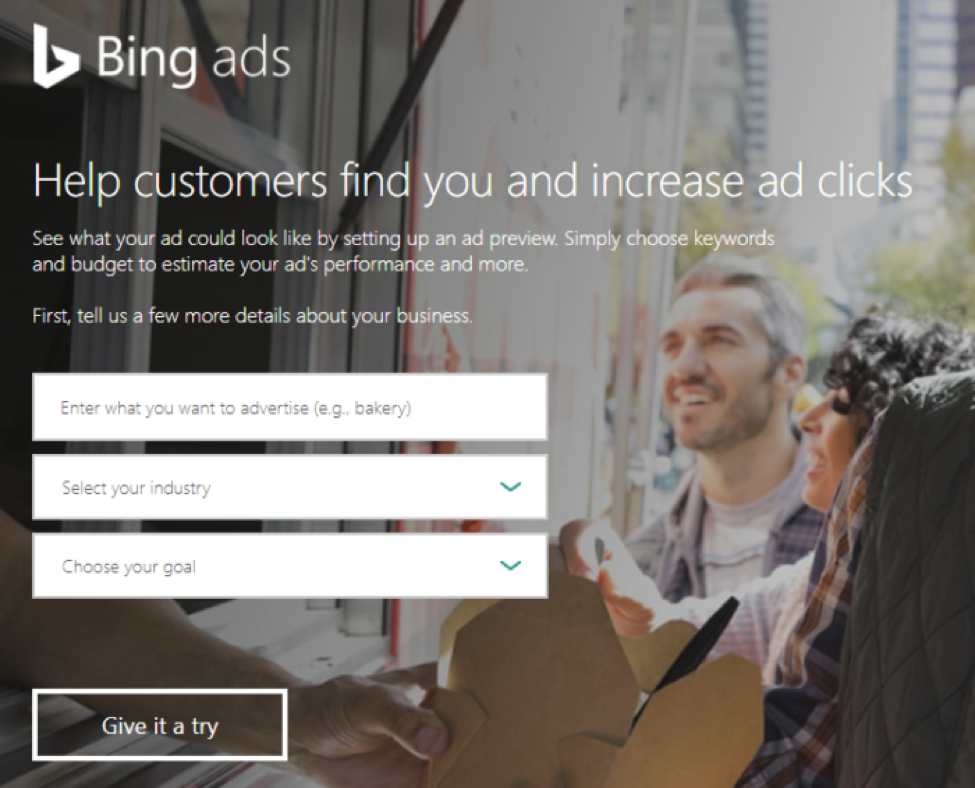 bing 广告预览图