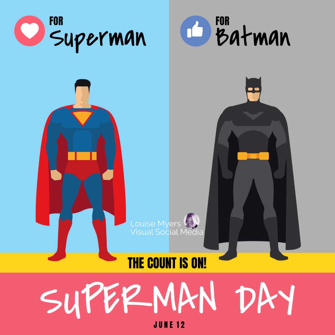 12 Haziran Süpermen günü için süpermen vs batman anketi.